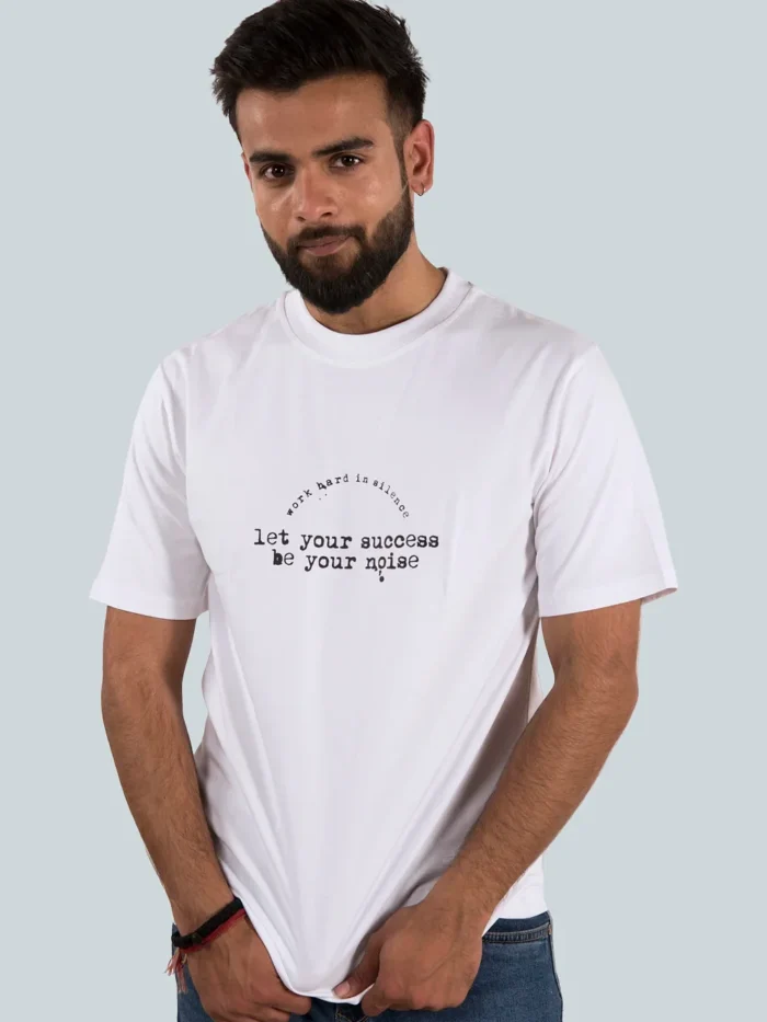 Printed R-N WHITE Tee